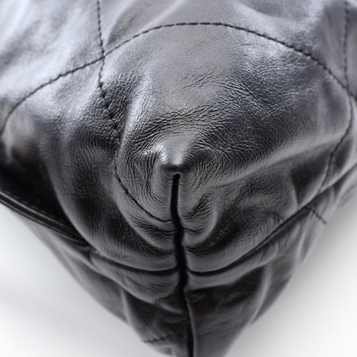 CHANEL 22 Large Leather Backpack Black