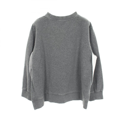 Stella McCartney Side Logo Cotton Sweatshirt Gray Size 34