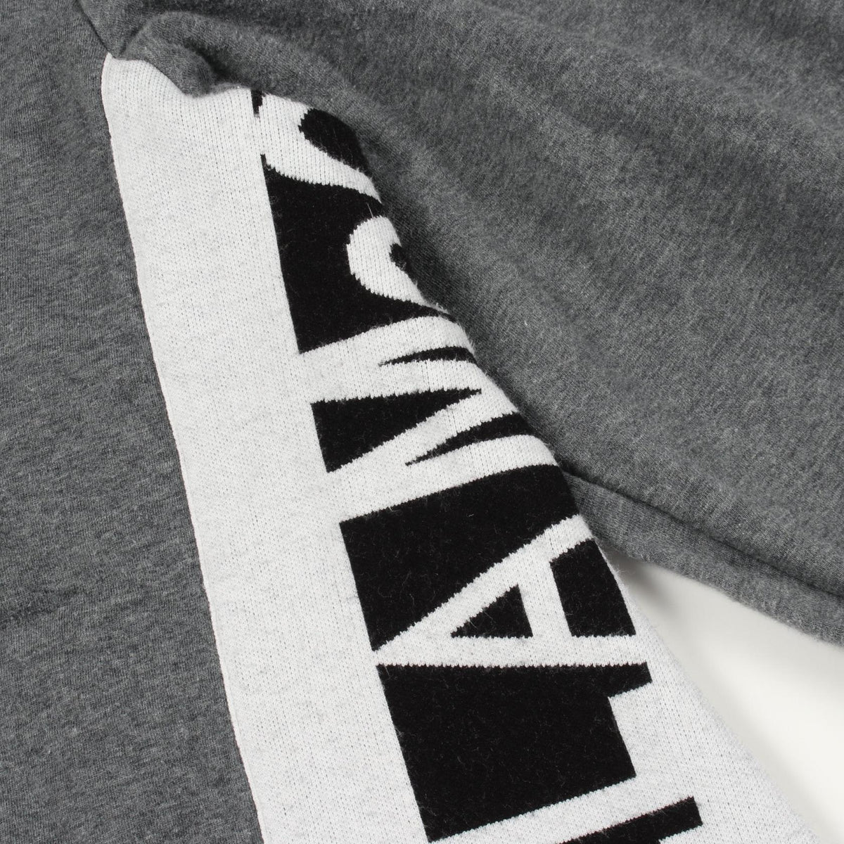 Stella McCartney Side Logo Cotton Sweatshirt Gray Size 34