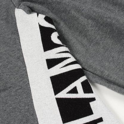 Stella McCartney Side Logo Cotton Sweatshirt Gray Size 34