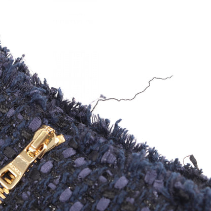 BALMAIN Tweed Skirt Wool Cotton Blend Size 36
