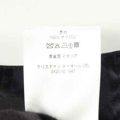 Dior Oblique Pleated Nylon Mini Skirt Navy Size 34