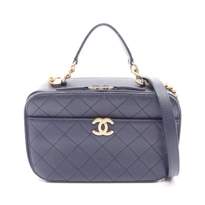 CHANEL Matelasse Caviar Skin 2WAY - Blue Shoulder Bag