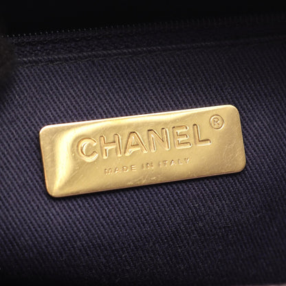 CHANEL Matelasse Caviar Skin 2WAY - Blue Shoulder Bag