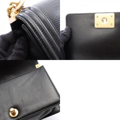CHANEL Boy Chanel Small Leather Bag Black