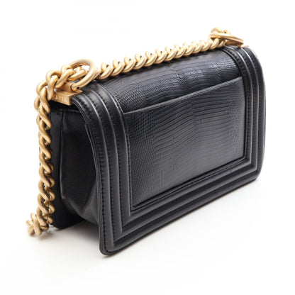 CHANEL Boy Chanel Small Leather Bag Black