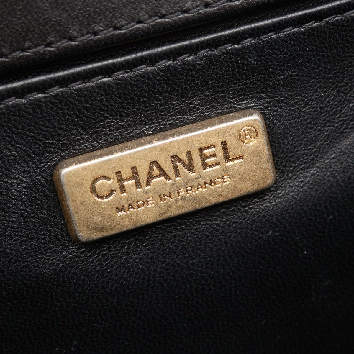 CHANEL Boy Chanel Small Leather Bag Black