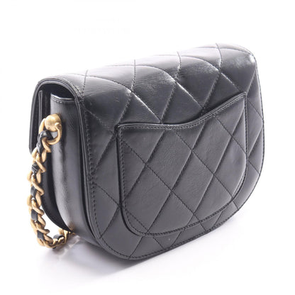 CHANEL Matelasse Leather Bag Black