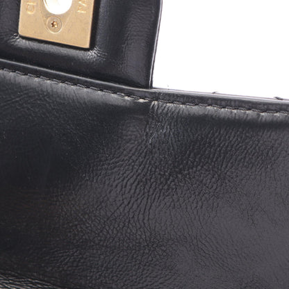 CHANEL Matelasse Leather Bag Black