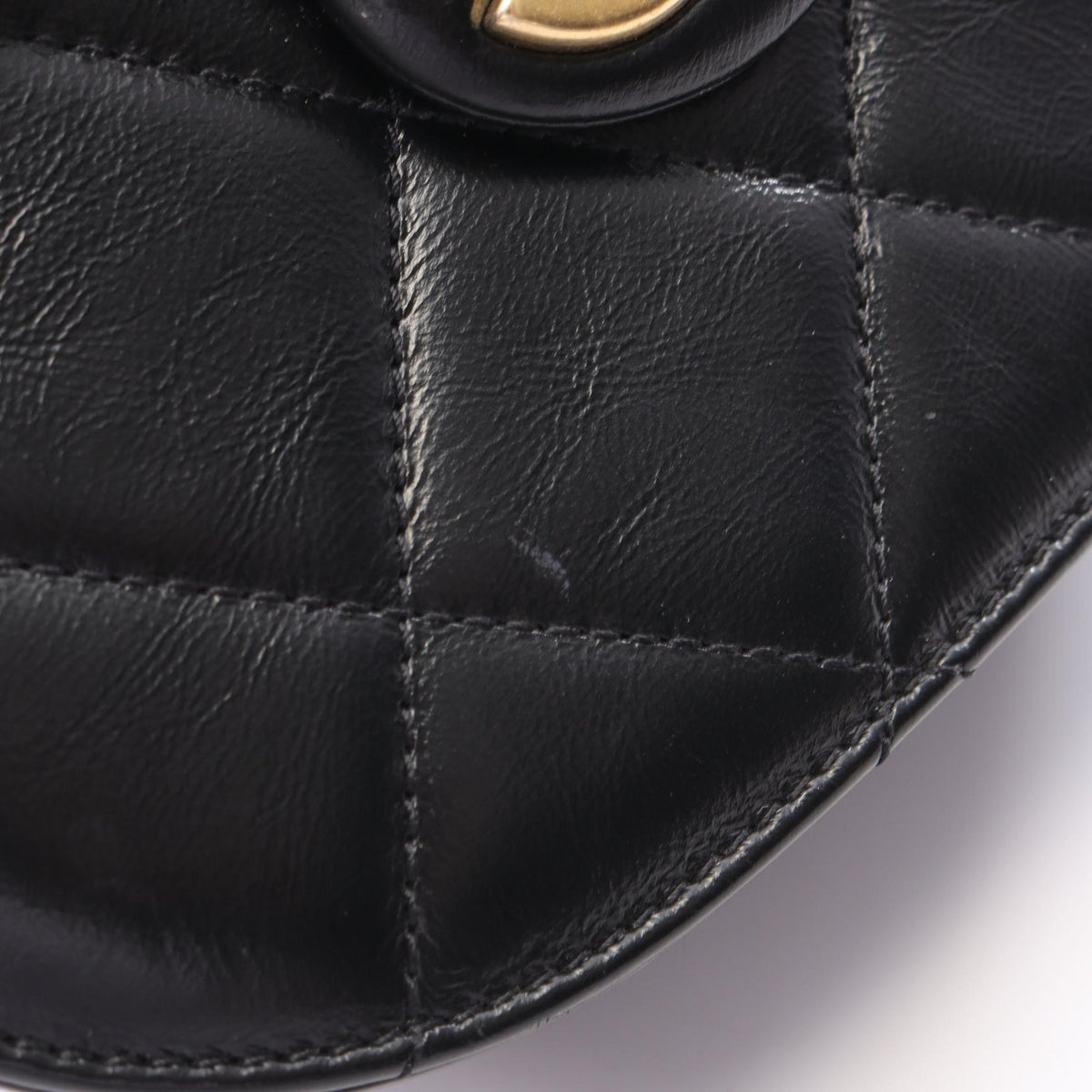 CHANEL Matelasse Leather Bag Black