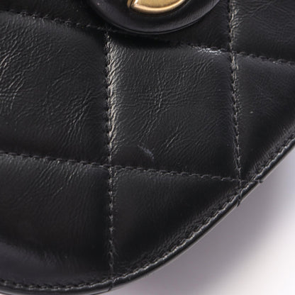 CHANEL Matelasse Leather Bag Black