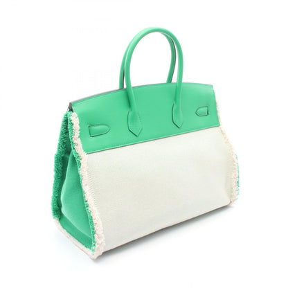 HERMES Birkin 35 Fray Fray Veau Handle Bag