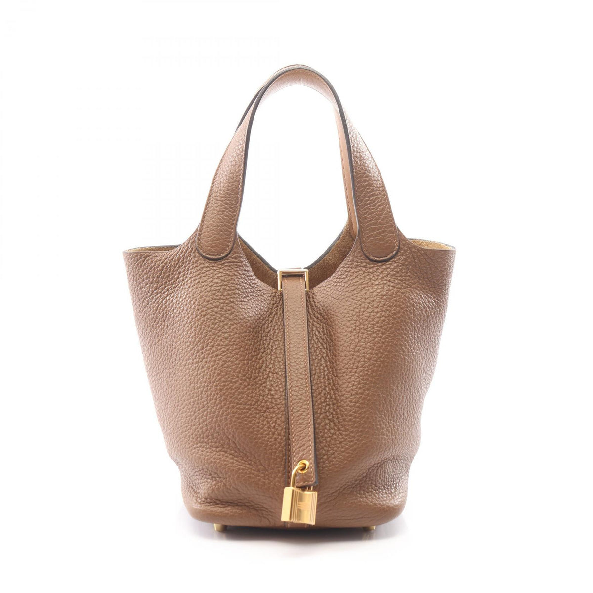 HERMES Picotin Lock PM Eclat Bag Brown
