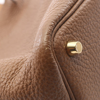HERMES Picotin Lock PM Eclat Bag Brown