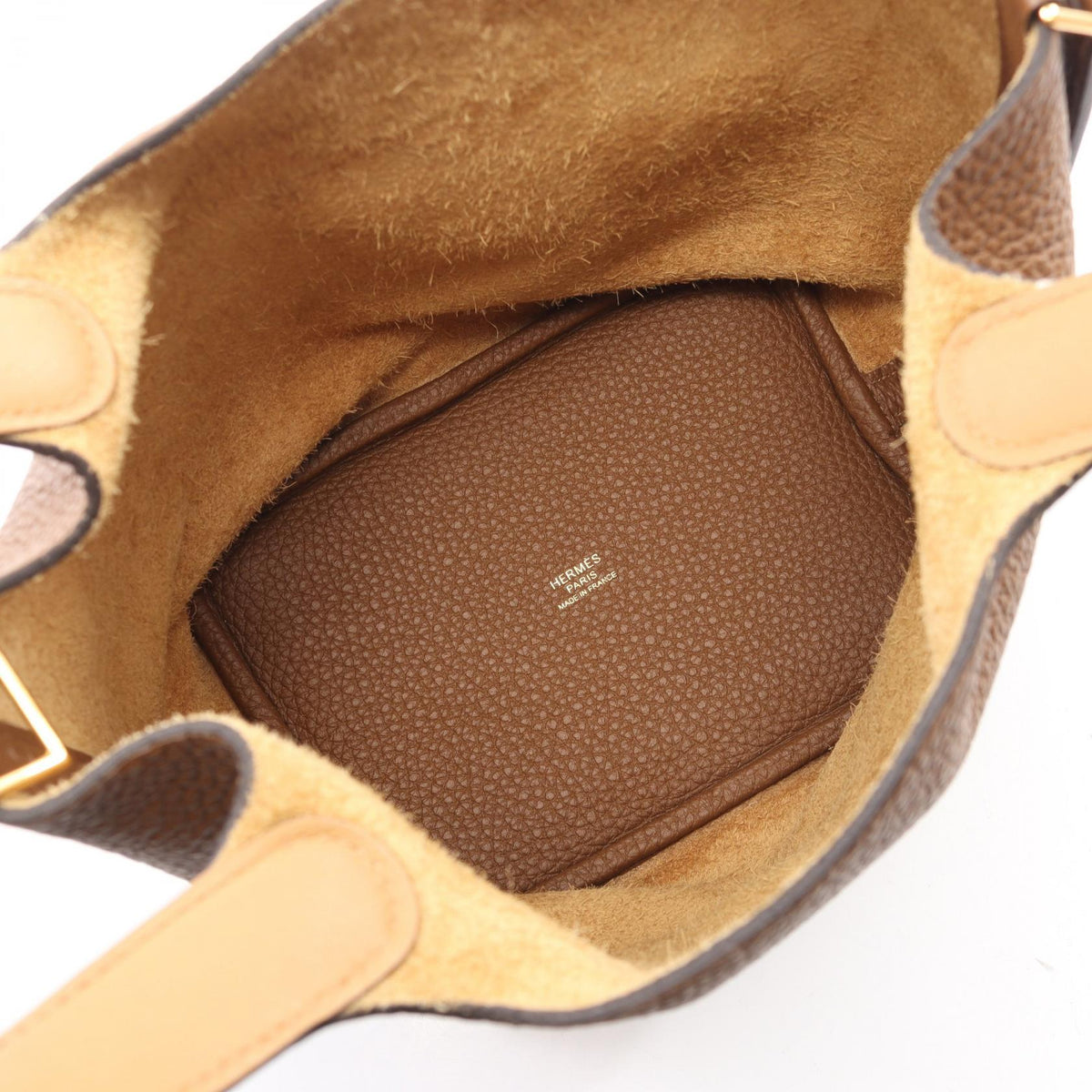 HERMES Picotin Lock PM Eclat Bag Brown