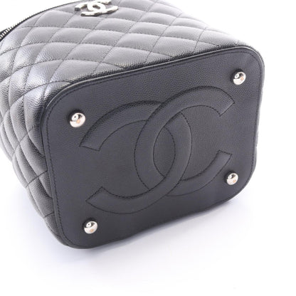 CHANEL Quilted Caviar Skin Shoulder Bag