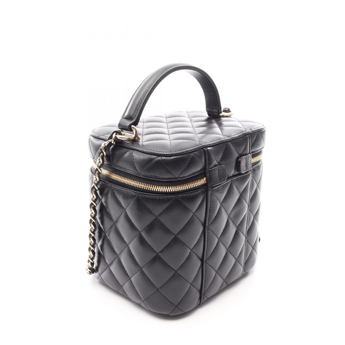 CHANEL Coco Mark 2WAY Vanity Bag Black