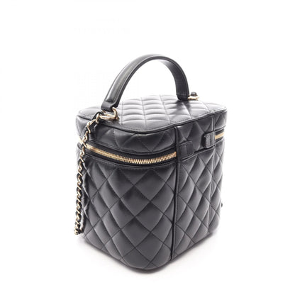 CHANEL Coco Mark 2WAY Vanity Bag Black