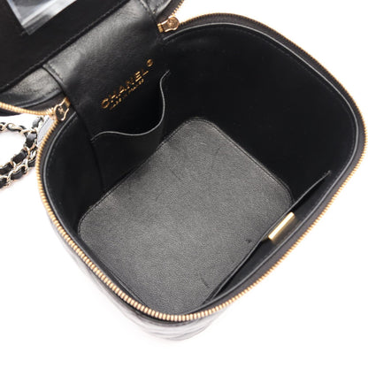 CHANEL Coco Mark 2WAY Vanity Bag Black