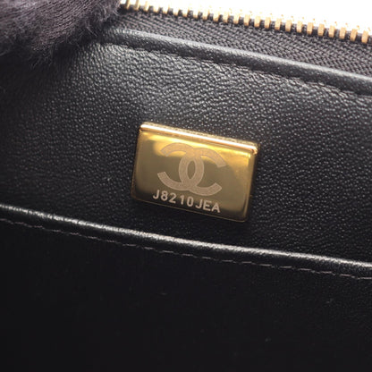 CHANEL Coco Mark 2WAY Vanity Bag Black