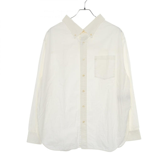 BALENCIAGA Cotton Swing Collar Shirt White Size 34