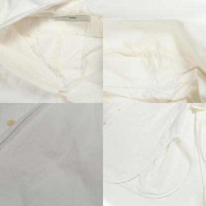 BALENCIAGA Cotton Swing Collar Shirt White Size 34