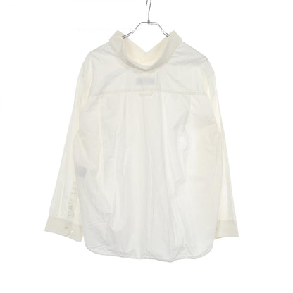 BALENCIAGA Cotton Swing Collar Shirt White Size 34