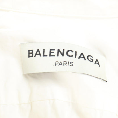 BALENCIAGA Cotton Swing Collar Shirt White Size 34
