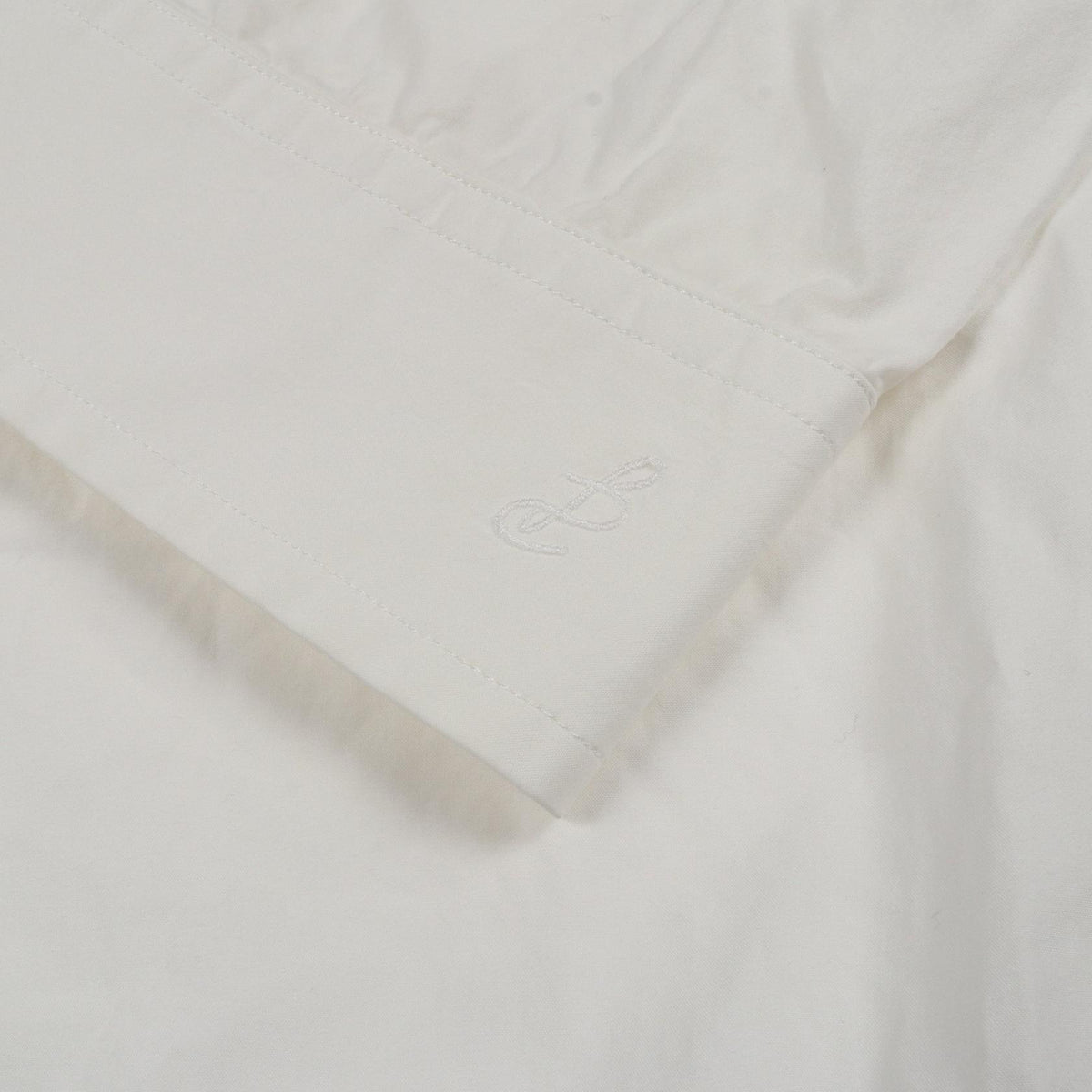BALENCIAGA Cotton Swing Collar Shirt White Size 34