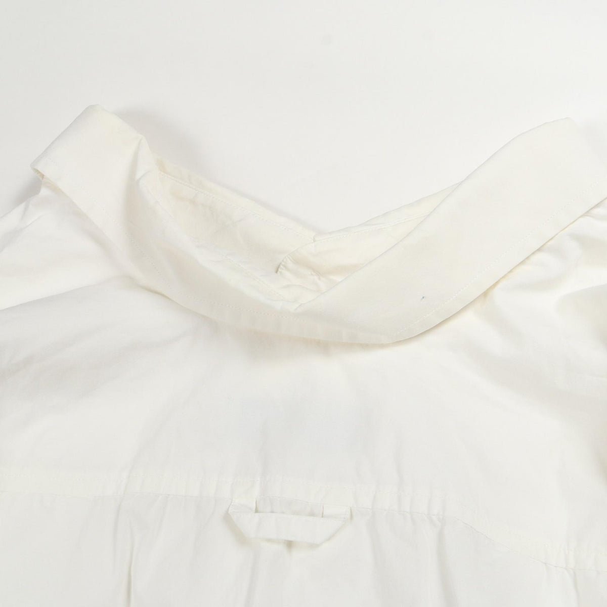 BALENCIAGA Cotton Swing Collar Shirt White Size 34