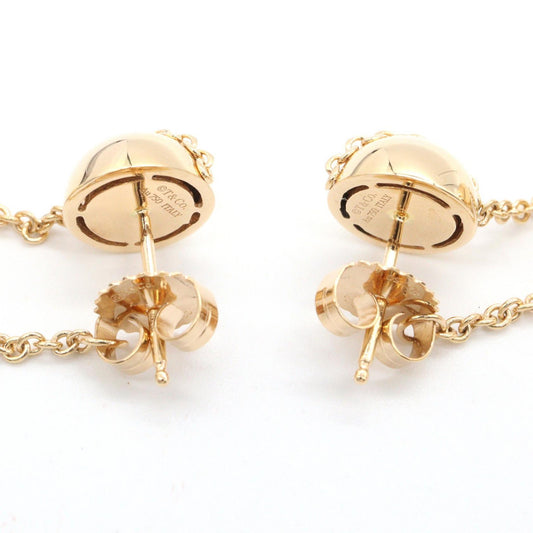 TIFFANY&CO Hardware Triple Drop Pink Gold Earrings