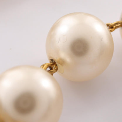 CHANEL Coco Mark Faux Plated Necklace