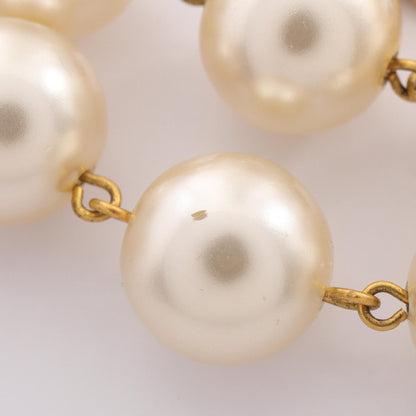 CHANEL Coco Mark Faux Plated Necklace