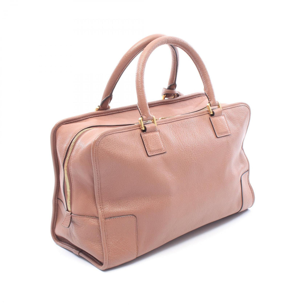 LOEWE Amazona 36 Leather Handle Bag Pink