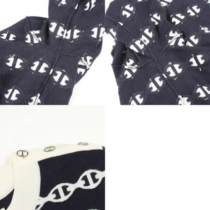 HERMES Chaine d'Ancre Shoulder Cashmere Sweater Size 44