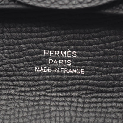 HERMES Bastia Veau Epsom Case Black