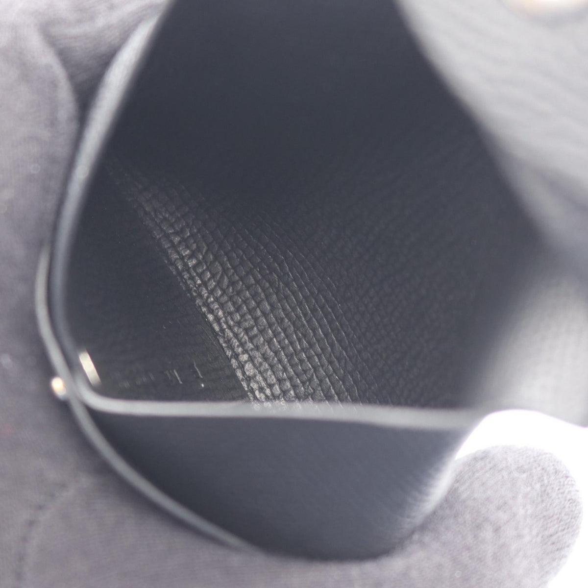 HERMES Bastia Veau Epsom Case Black