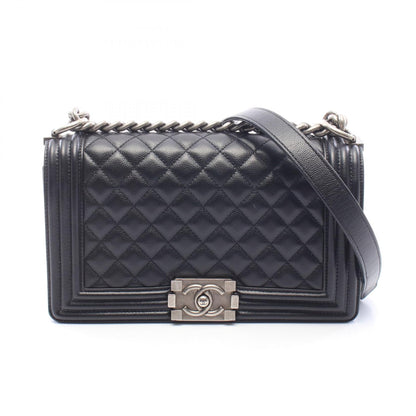 CHANEL Boy Chanel Caviar Skin Shoulder Bag