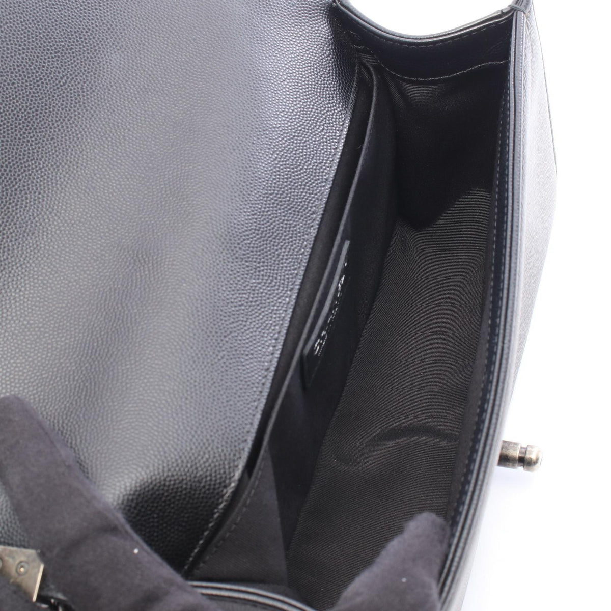 CHANEL Boy Chanel Caviar Skin Shoulder Bag
