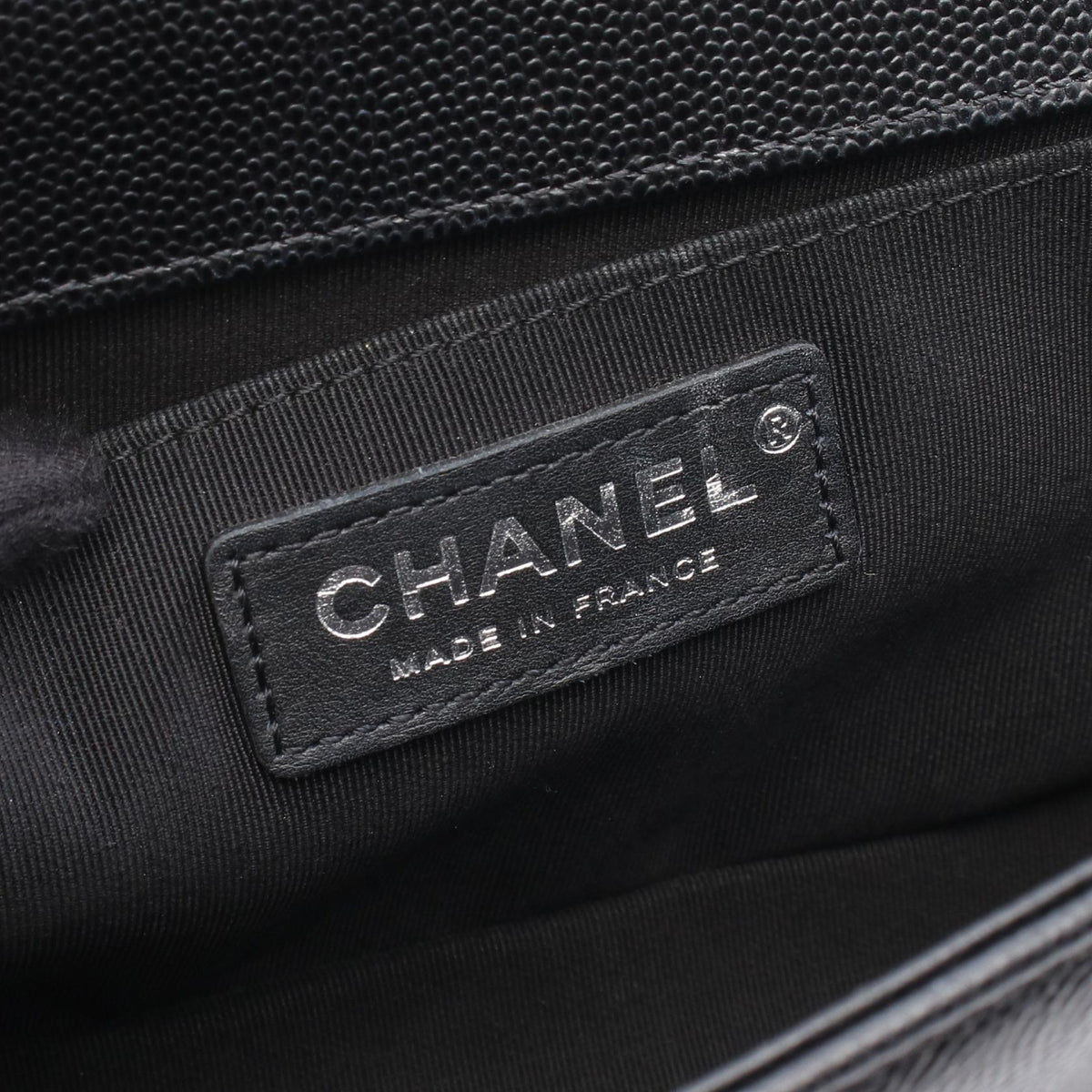 CHANEL Boy Chanel Caviar Skin Shoulder Bag