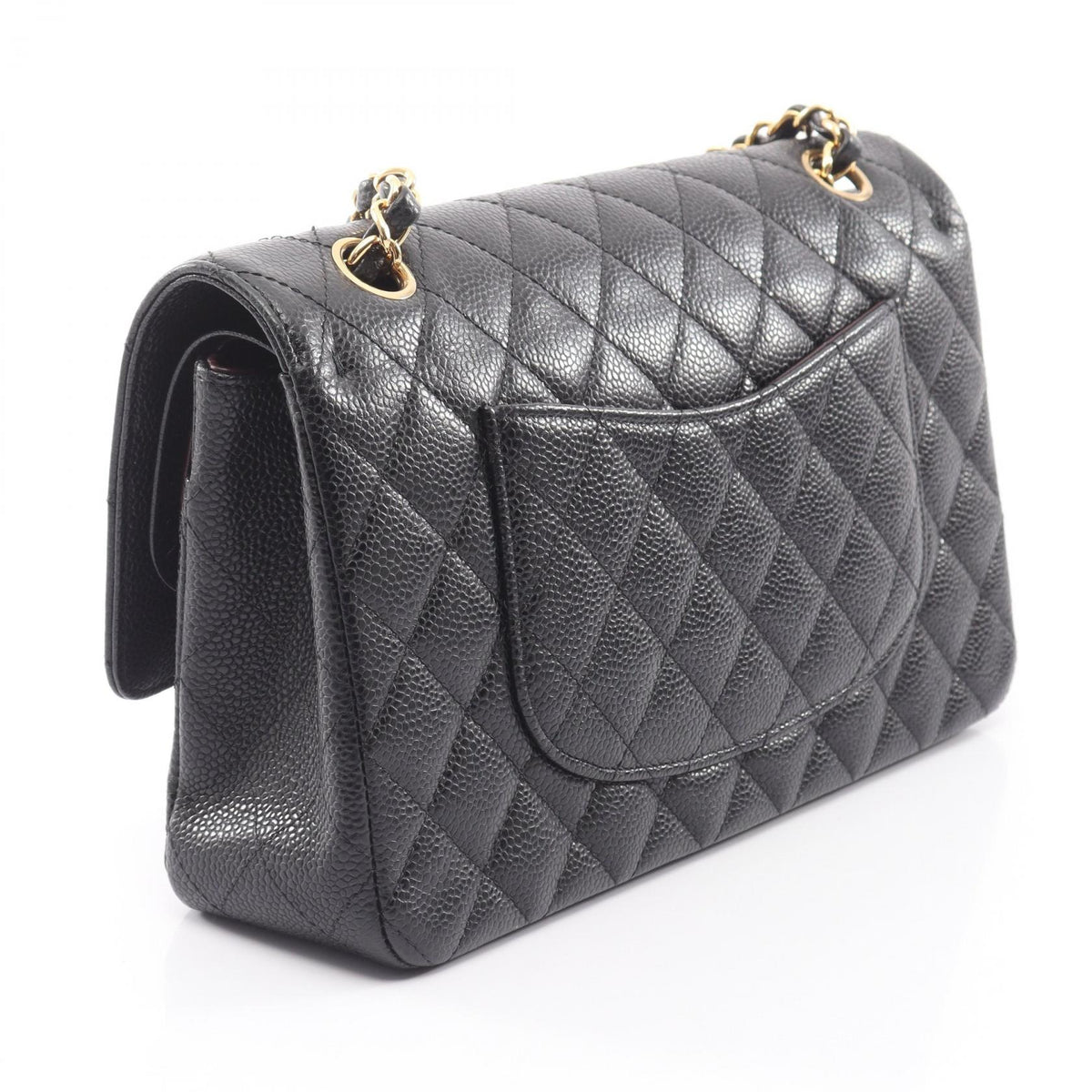 CHANEL Matelasse Double Flap Bag Black