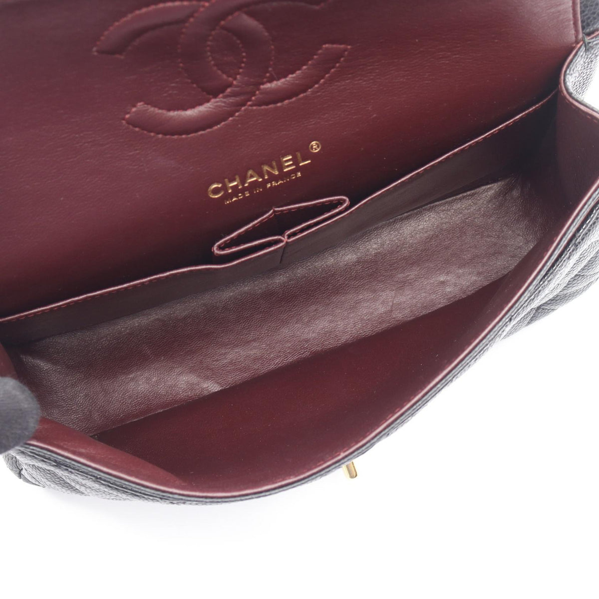 CHANEL Matelasse Double Flap Bag Black
