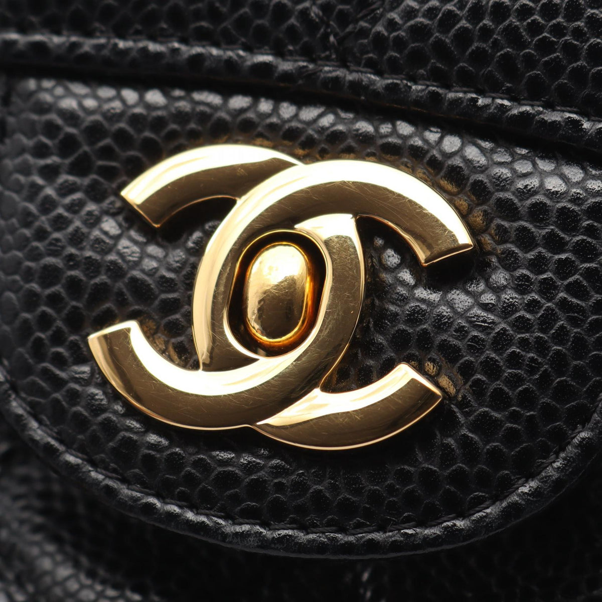 CHANEL Matelasse Double Flap Bag Black