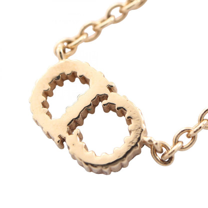 Dior CD Logo Gold Rhinestone Necklace