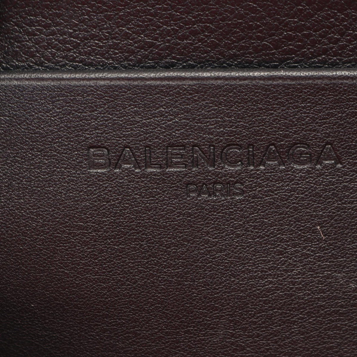 BALENCIAGA Triangle Leather Clutch Black