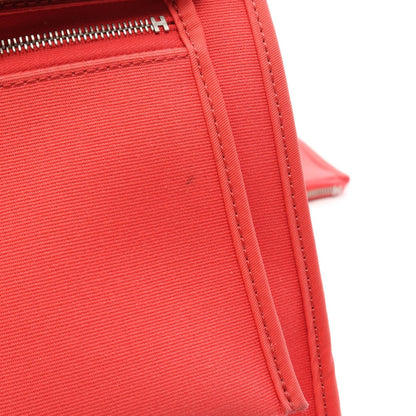 HERMES Herbag Zip PM Rose Canvas Handbag