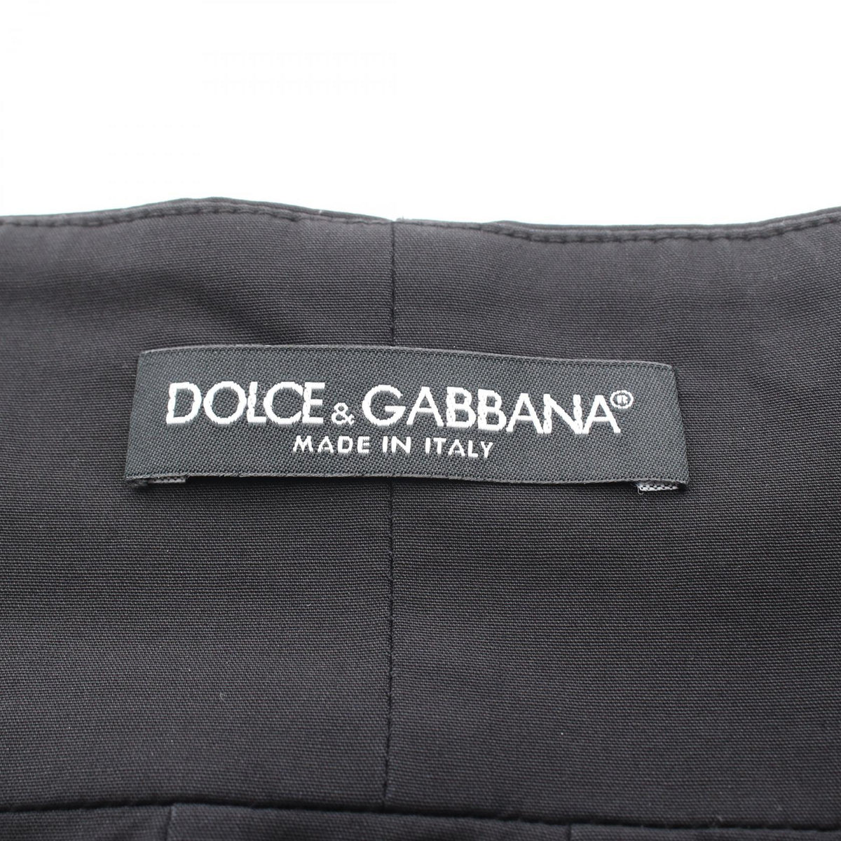 DOLCE & GABBANA Black Fringe Skirt Size 38