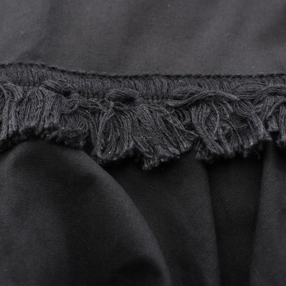 DOLCE & GABBANA Black Fringe Skirt Size 38