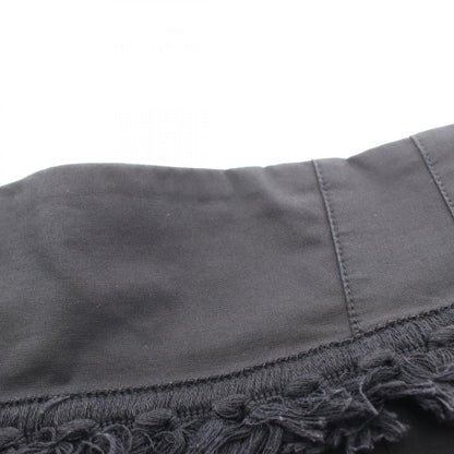 DOLCE & GABBANA Black Fringe Skirt Size 38
