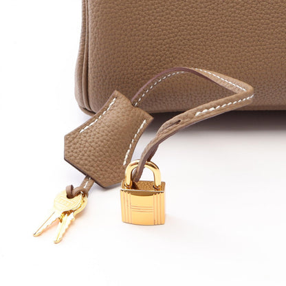 HERMES Birkin 30 Etoupe Togo Gold Hardware Bag